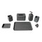 Alfi Brand 7 Piece Solid Concrete Gray Matte Bathroom Accessory Set ABCO1023 - alternate 1